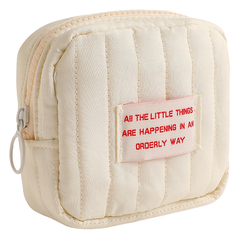 INS chica mini bolso cosmético estudiante portátil moneda cuadrada monedero auriculares lápiz labial cable de datos bolsa de almacenamiento