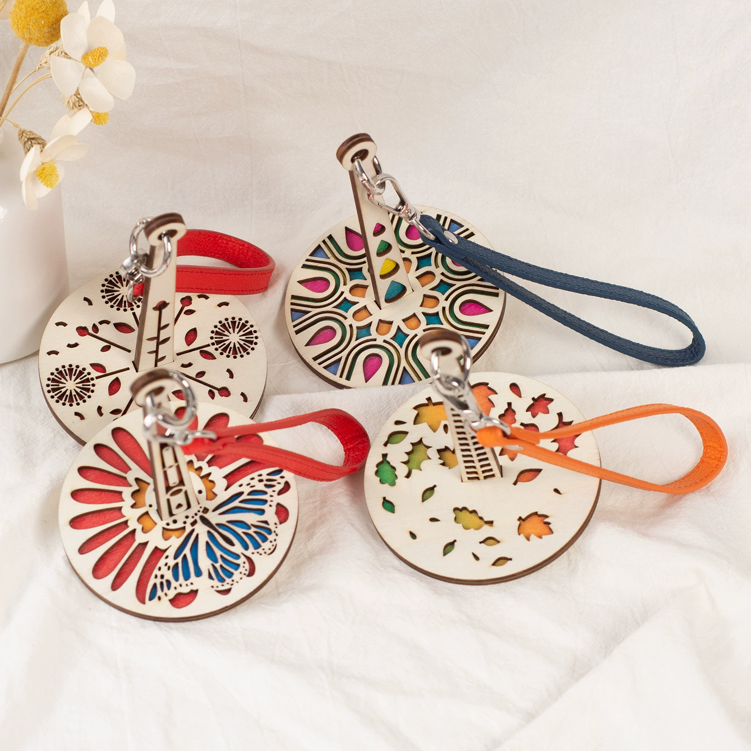 Деревянные портативные запястья пряжа держатель деревянные изделия новый Portable Wrist Yarn Holder