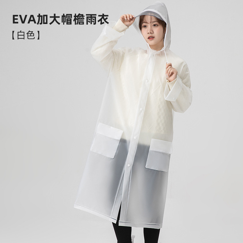 Fabricantes de suministro de EVE portátil chaqueta de lluvia al aire libre turístico unido chaqueta de lluvia gran gorra de botón para adultos chaqueta de lluvia