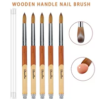Olasalon 100% чистый колинский акриловый щетка для ногтей DIY домашний салон ногтей маникюр инструмент