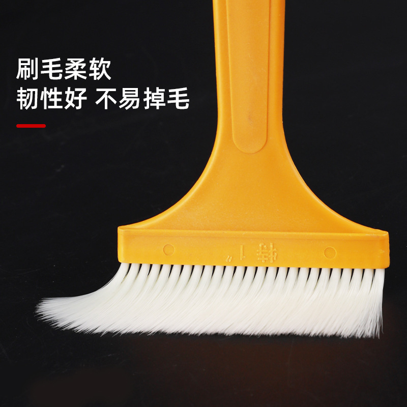 Cepillo de pintura, cepillo de salsa de barbacoa, cepillo de pintura, cepillo de limpieza, cepillo de plástico de lana suave, cepillo al por mayor