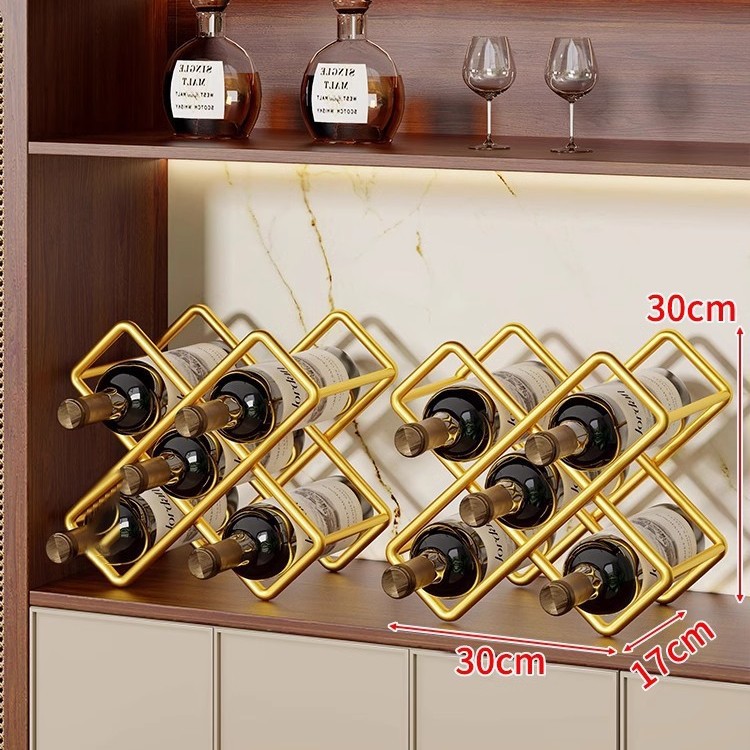Estante Organizador de Vino de Metal para Almacenamiento, para Mesa image 7