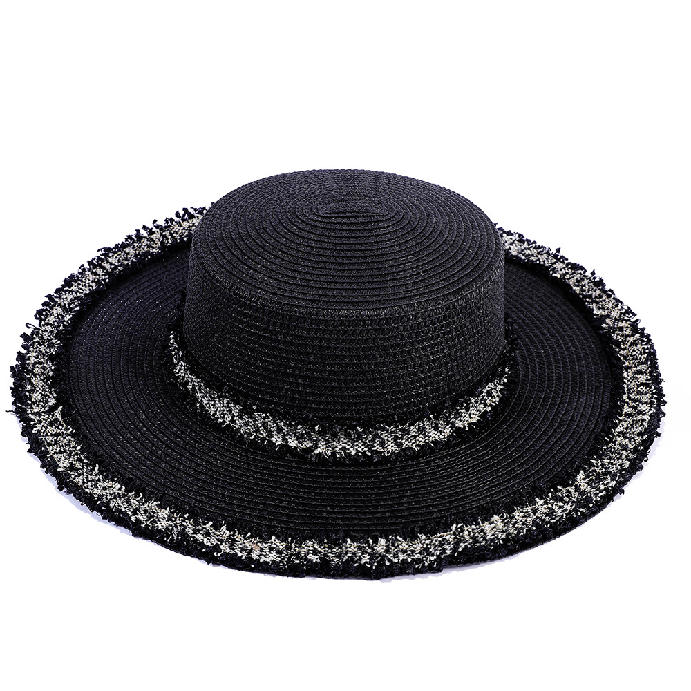 Sombrero de Sol de verano femenino sombrero de sol ocio playa viaje elegante protección solar sombrero de ala grande cubierta de playa cara