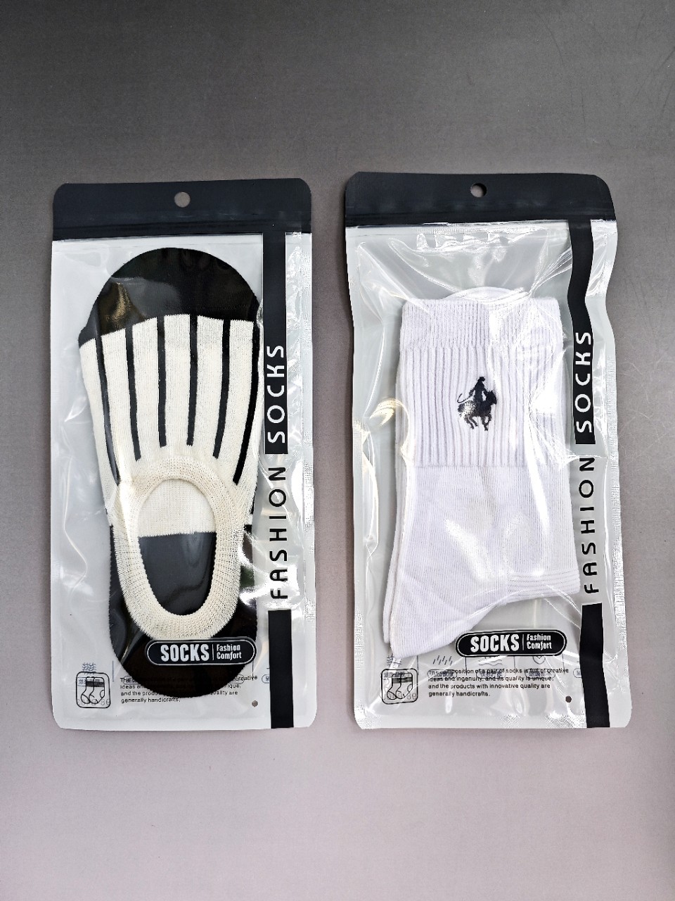 袜子包装袋哑光复合塑料透明三边封袋子船袜棉袜辅料袋 98包装