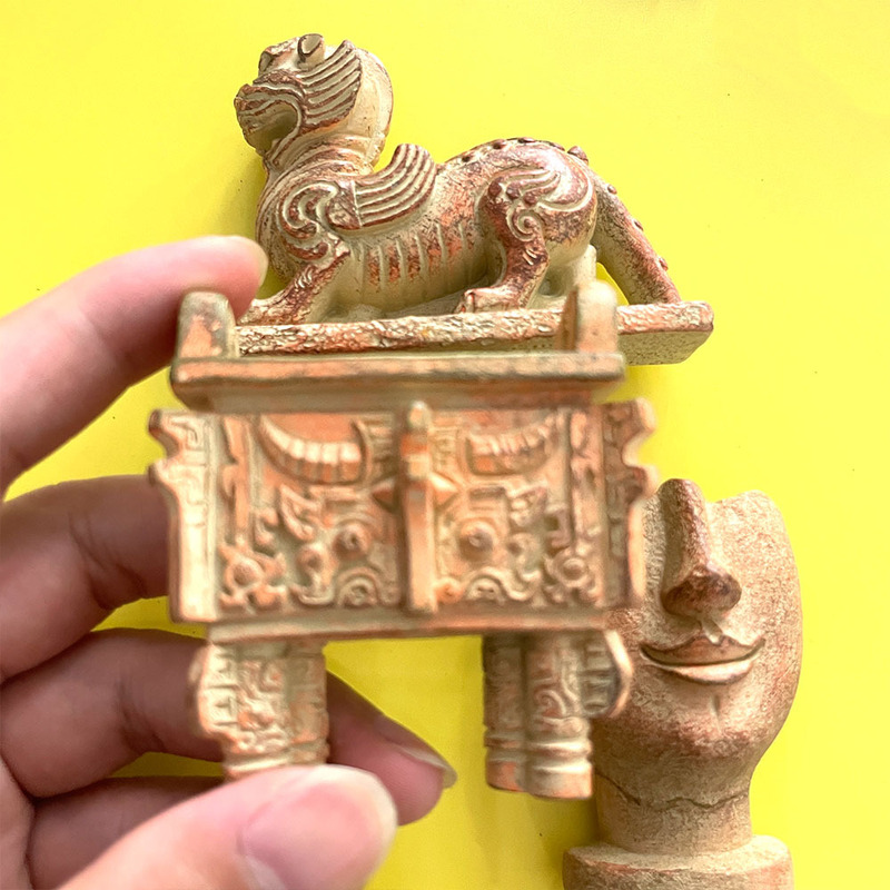 唐朝古都旅游文创冰箱贴磁贴西安洛阳神兽半面面具大香炉鼎伴手礼|undefined
