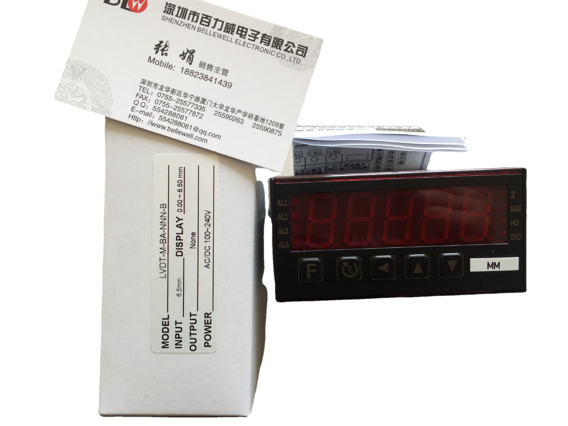 【原厂授权】台湾川得CHUNDE 全新原装  LVDT-M-BA-NNN-B