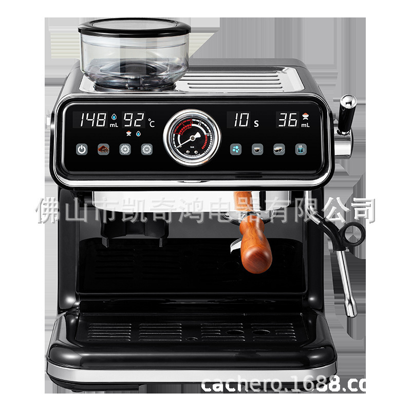 Dual Boiler Dual Pump Coffee Machine, Italian-Style Fully Semi-Automatic, for Home and Commercial Use, Small Size, Cold Brew, Milk Frothing, Integrated Grinding Dual Boiler Dual Pump Coffee Machine, Italian-Style Fully Semi-Automatic, for Home and Commercial Use, Small Size, Cold Brew, Milk Frothing, Integrated Grinding
