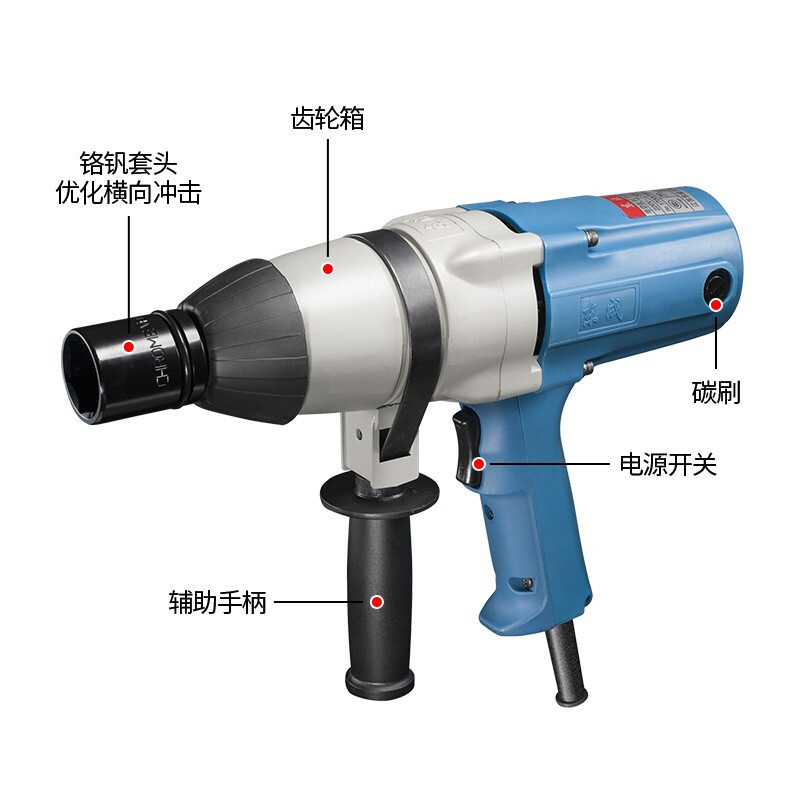 Herramientas eléctricas Dongcheng 620W llave eléctrica P1B-FF - 22C