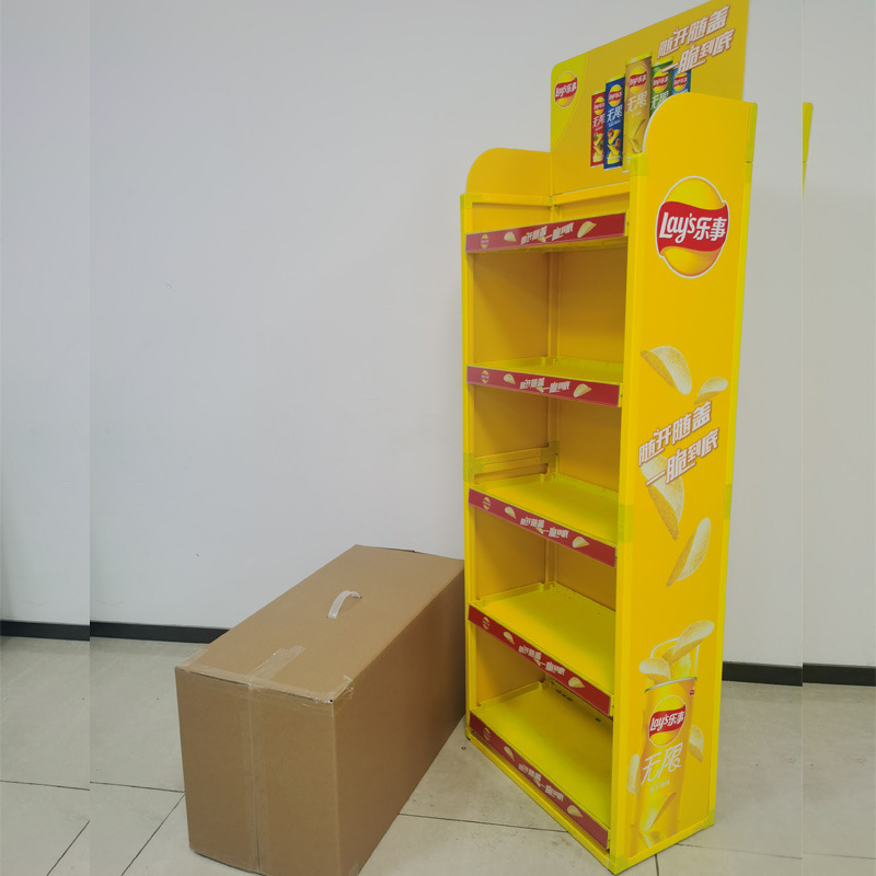 厂家超市零食货架便利店食品架塑料展示架超市落地带轮陈列架