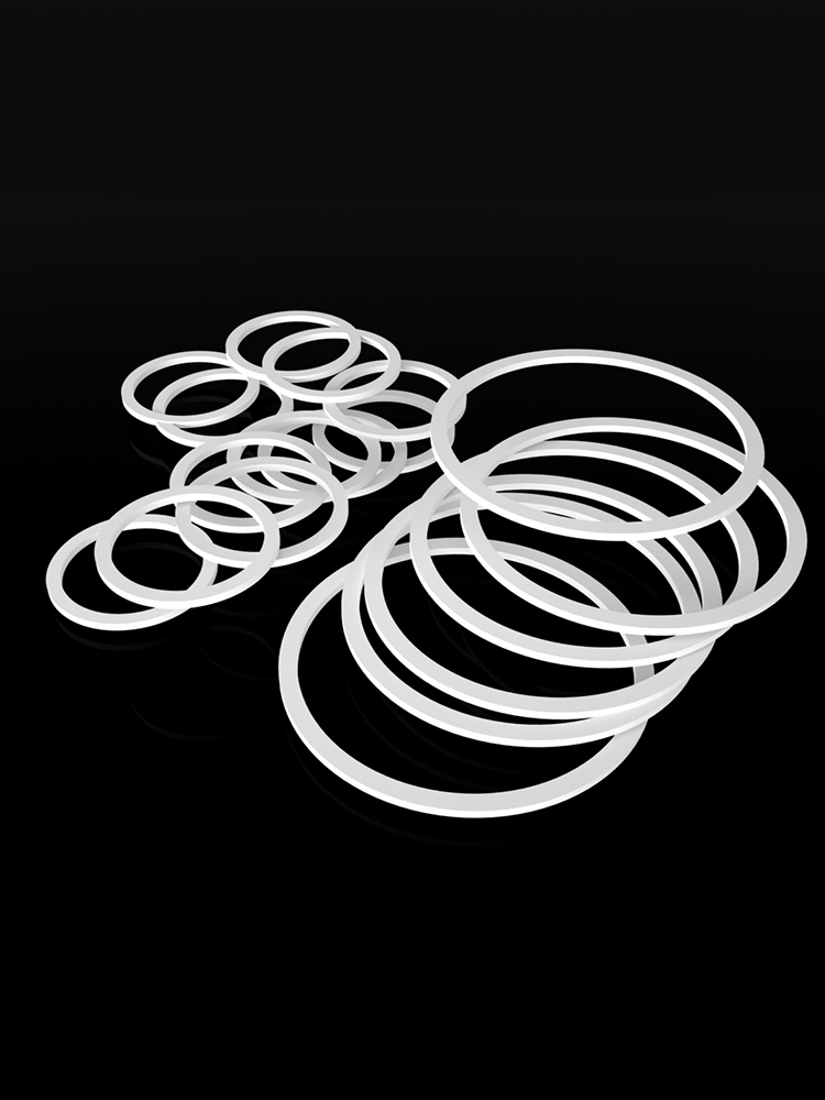 PTFE聚四氟乙烯垫片油缸耐高温O型垫圈密封挡圈四氟垫片辅助垫片