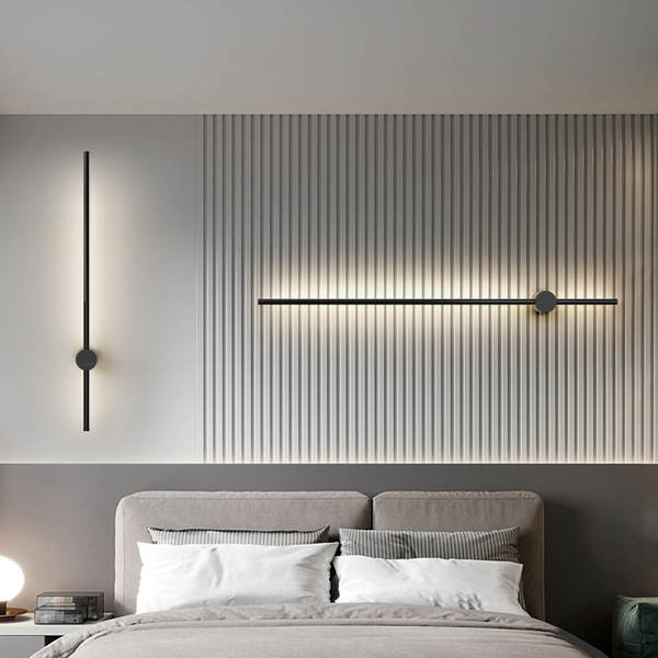 Creative modern and minimalistic sconce for bed for living room