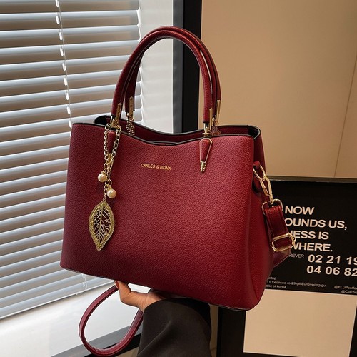 High-end wedding purse for women, 2024 new style bridesmaid bag, small red handbag for the bride