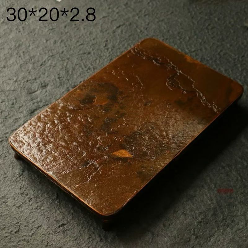 Sostenedor de taza de té sólido de bambú Juego de té chino estante de almacenamiento juego de Té arte estante de almacenamiento juego de té de bambú estante antiguo al por mayor