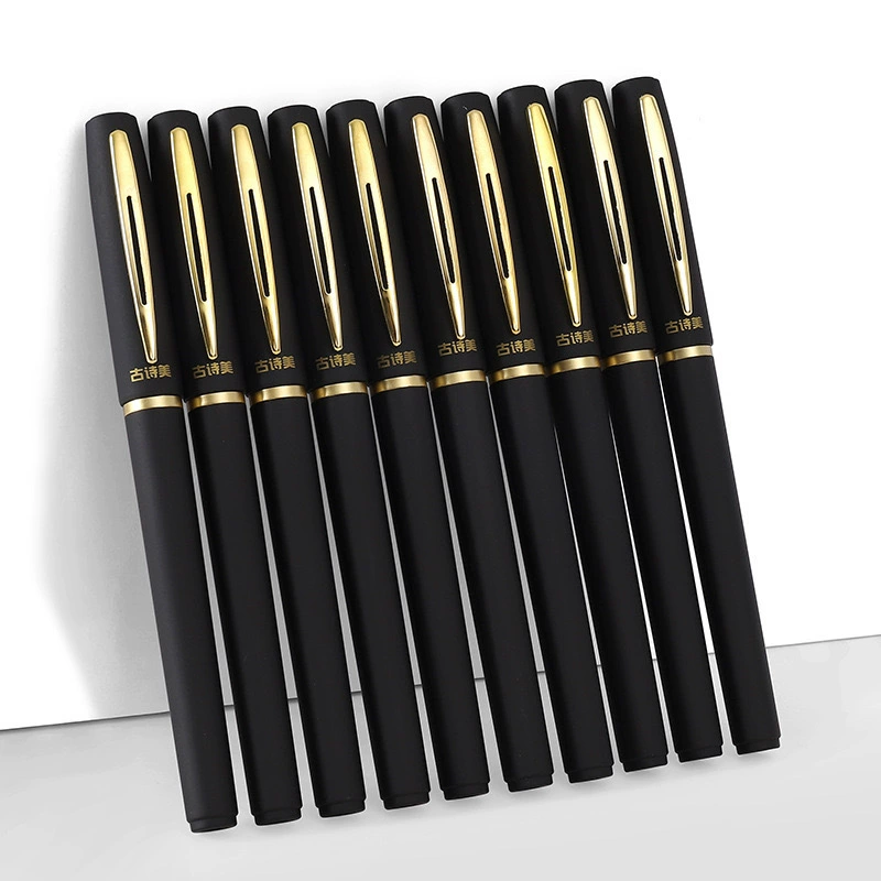 Gu Shi Mei большая емкость, гелевая ручка 1.0/0.7/0.5 мм черная пуля экзамен, бизнес-офисная подпись ручка