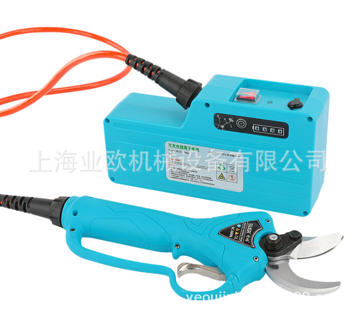 4公分充电式果树修枝剪 舒畅SC-3608园林粗枝剪 电动剪刀