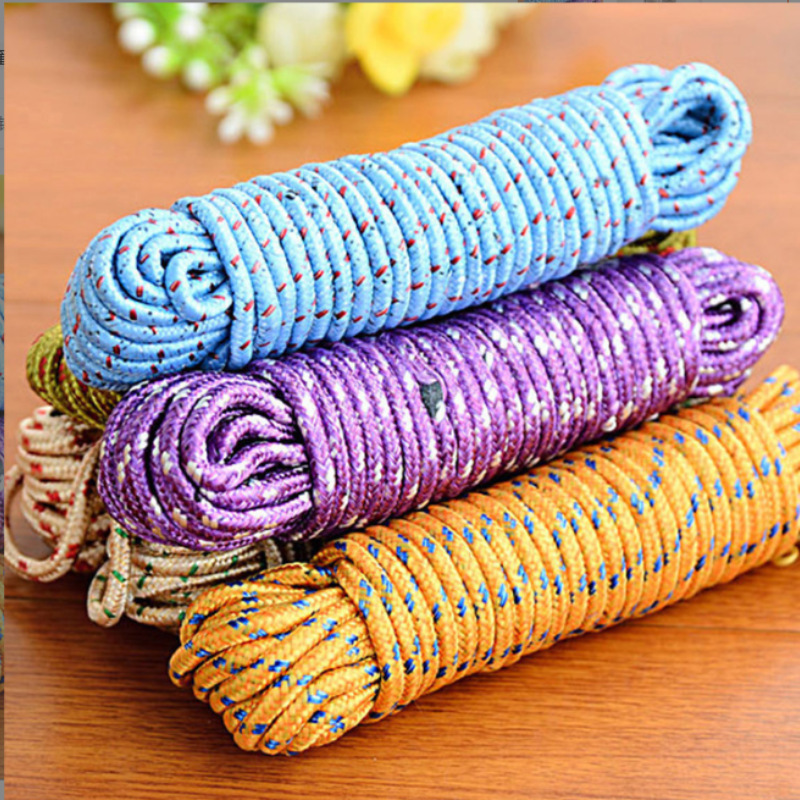 Durable nylon non-slip windproof drying rack for home use, 10m
