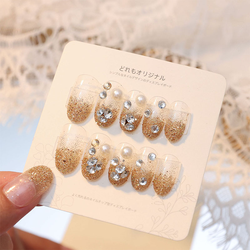 Amazon popular desgaste de uñas francés de alto grado corto parche de uñas se puede usar repetidamente parche de uñas falso extraíble