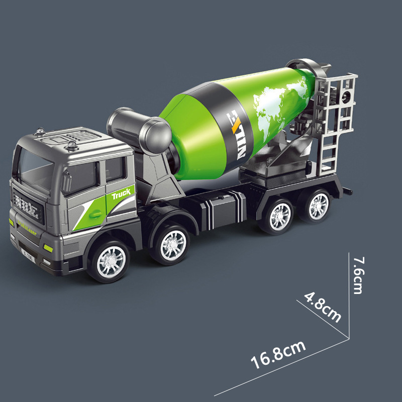 Juguetes de ingeniería de aleación para niños grúa de aleación de inercia simulación modelo de camión de ingeniería juguetes excavadoras