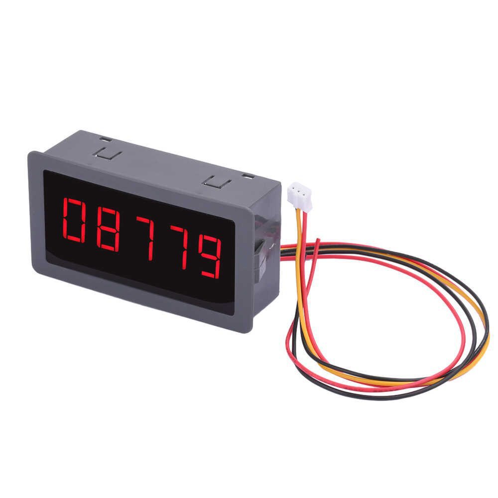 Brushless Motor Tachometer 5-Digit High-Precision Led Digital Display Frequency Meter Pulse Signal Speed Measuring Head