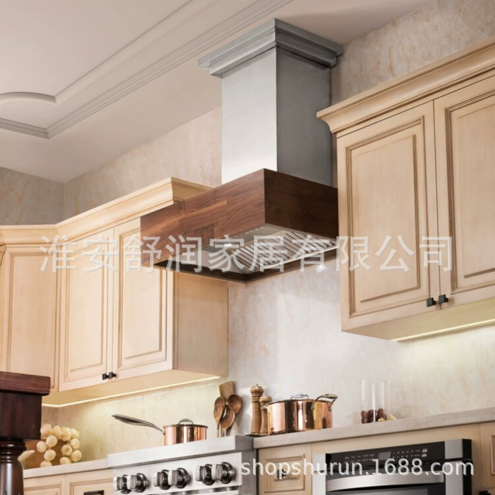 Новые кухонные принадлежности, вытяжка из цельного дерева, новое украшение для дома, новая вытяжка из бука в китайском стиле, вытяжка