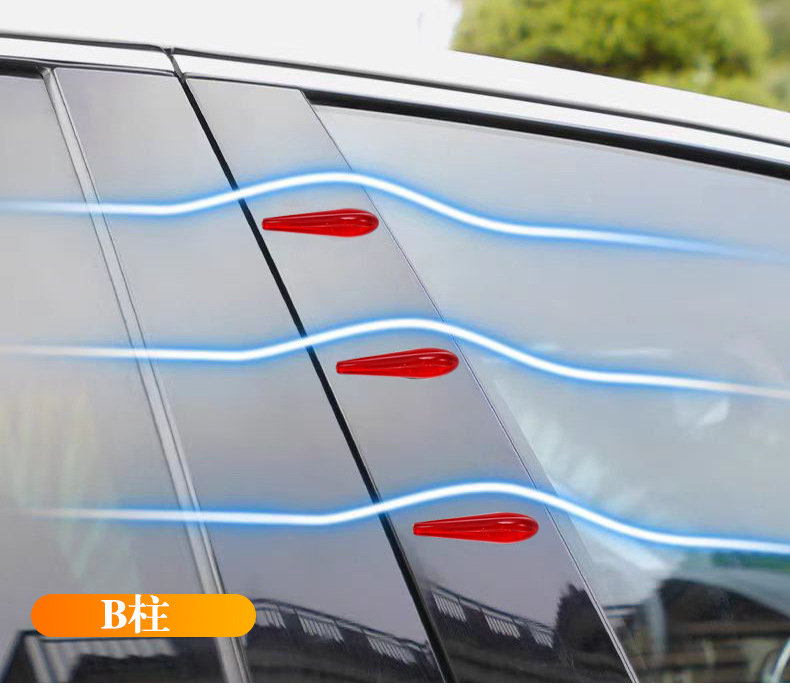 Automobile Modification General Purpose Automobile Reducing Wind Resistance Deflector Reducing Wind Noise Body Car Decorative Strip Anti-collision Strip