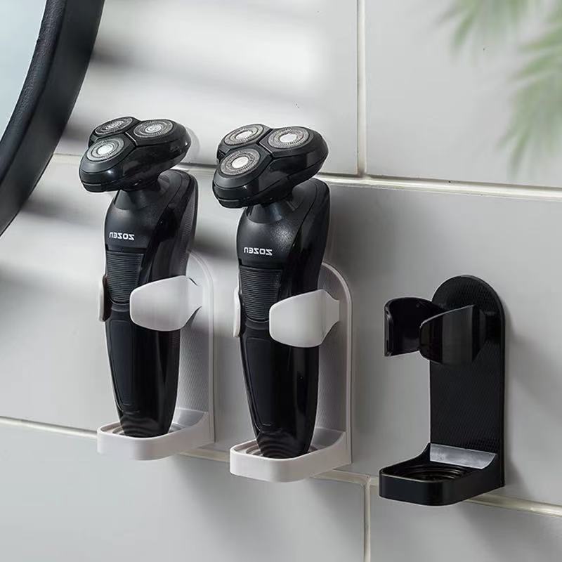 Electric Shaver Storage Rack, Punch-Free Electric Toothbrush Beauty Instrument Shaver Holder, Razor Storage Rack