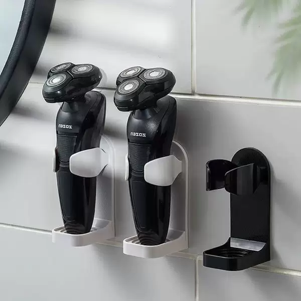 Electric Shaver Storage Rack, Punch-Free Electric Toothbrush Beauty Instrument Shaver Holder, Razor Storage Rack