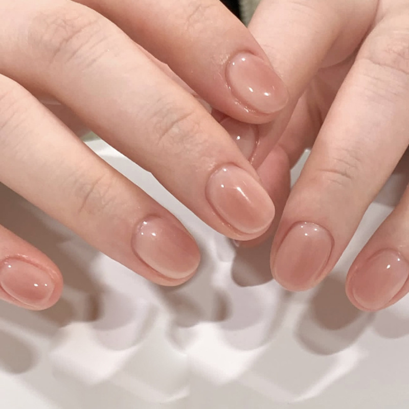 Minimalist Blush Gradient Nail Tips Wearable Nails Xiaohongshu Best-Selling Mini Square Wearable Fake Nails Wholesale Minimalist Blush Gradient Nail Tips Wearable Nails Xiaohongshu Best-Selling Mini Square Wearable Fake Nails Wholesale