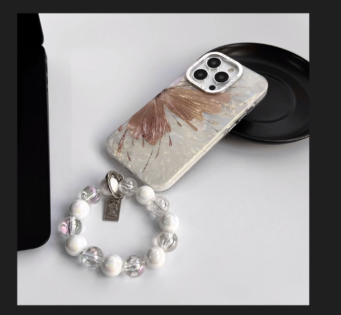 Pulsera + patrón de concha Golden Butterfly hld