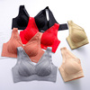 Thailand latex Underwear lady Wireless sexy Gather No trace Lace brace Beautiful back Bra bra