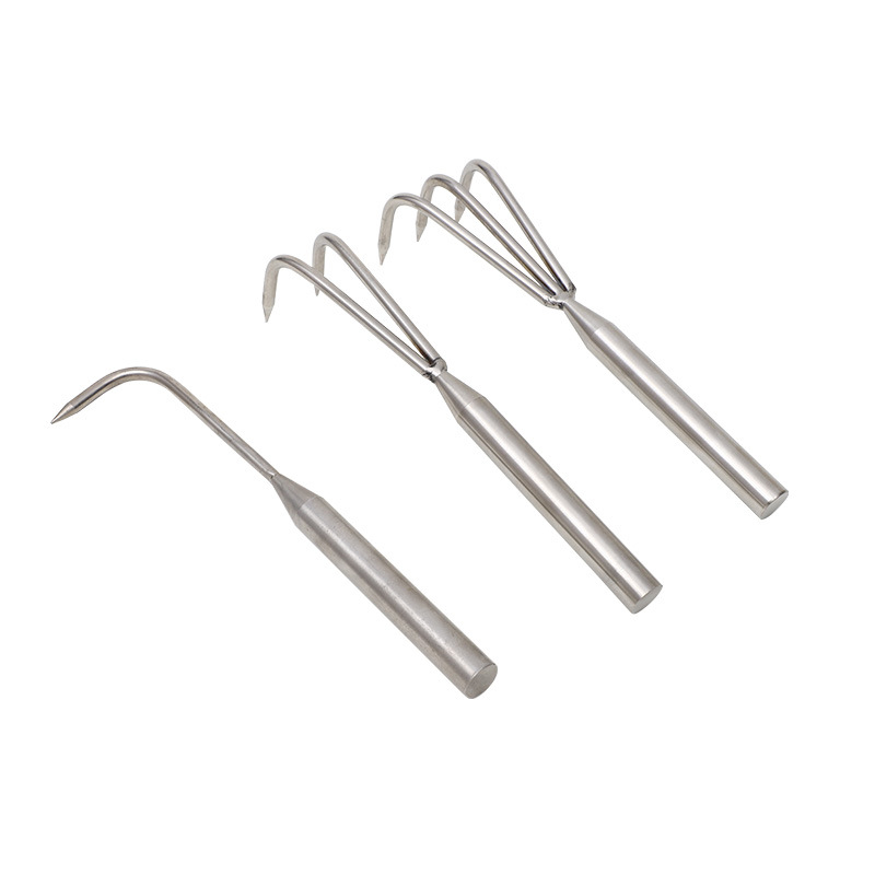 jardinería de acero inoxidable rastrillo suelo grueso herramienta de plantación de flores balcón doméstico huerto fuerte limpio maceta de flores