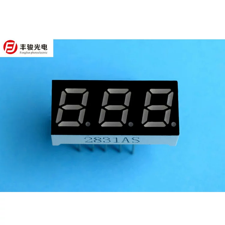 2381AH 2831AS 0,28-дюймовая 3-битная Обычная Инь красная цифровая трубка 0,28-дюймовая 3-битная цифровая трубка ярко-красный