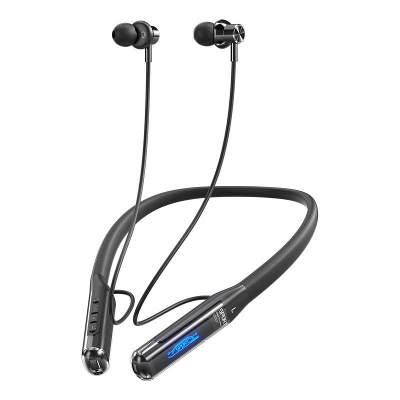 新しいスポーツ Bluetooth ヘッドセット、超長バッテリー寿命、ワイヤレス 2025 インイヤーフックネックノイズリダクション、Huawei および Apple に適しています|undefined
