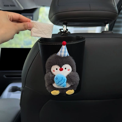 Car storage bag/box: Bin and Tissue Box 2-in-1