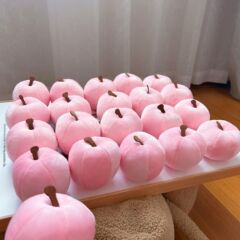 可爱苹果解压毛绒玩具治愈桌伴玩偶闺蜜情侣生日礼物生日520