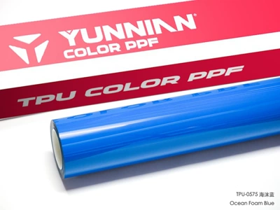 Auto Color Change Film: crystal TPU car color change - tpu-seafoam-blue-dual-use-for-wet-and-dry-surfaces-15215m