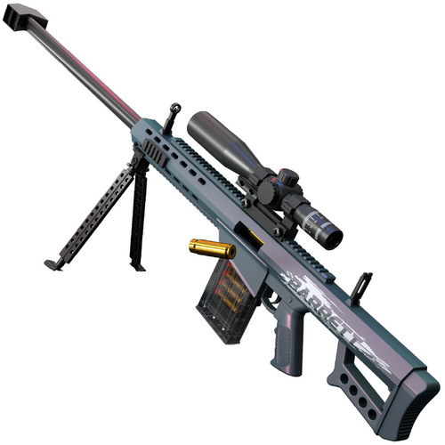 Barrett AWM sniper soft air rifle AWM can fire down feed 98K gun chicken children's toy dropshipping