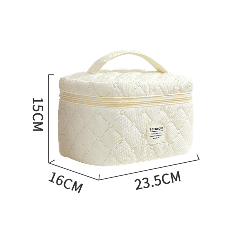 Bolsa de cosméticos portátil, viaje de negocios, gran capacidad, diseño premium al por mayor