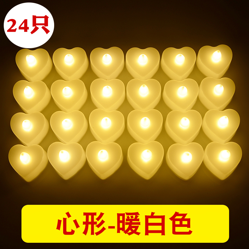 Electronic candle, 24 items
