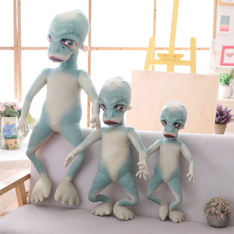 Creative Simulation Crazy Alien Pillow, Funny Doll, Spoof Plush Toy, Children's Birthday Gift for Boys