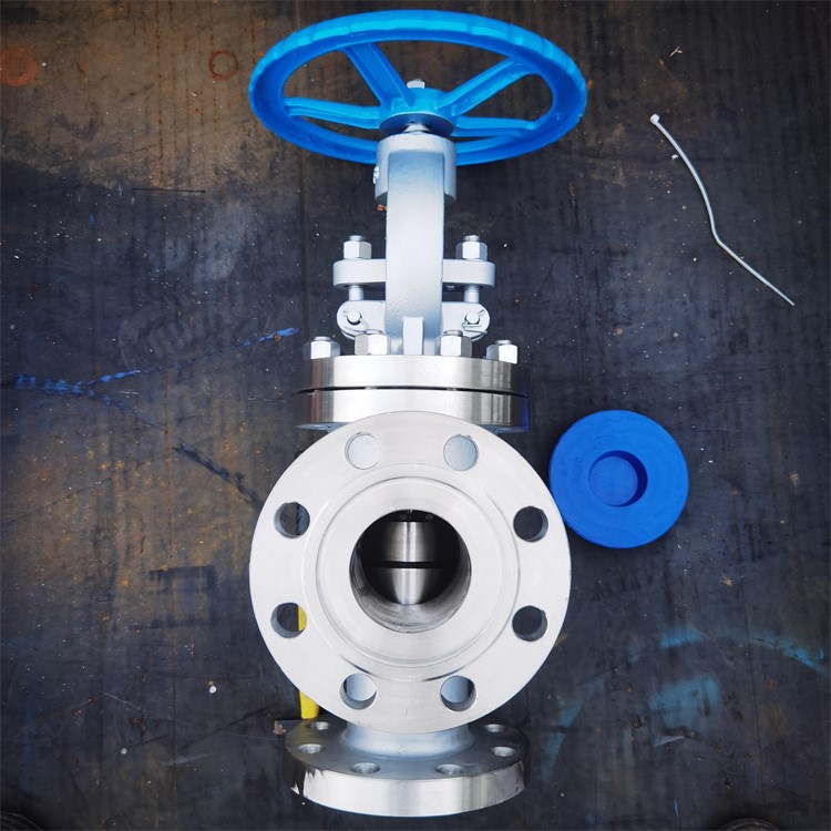不锈钢角式截止阀 不锈钢法兰截止阀 J44W-16P 不锈钢直角截止阀