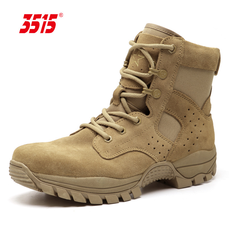 Primavera y otoño 3515 China 21 zapatos de entrenamiento con cremallera lateral anti-perforación zapatos de montaña para hombres