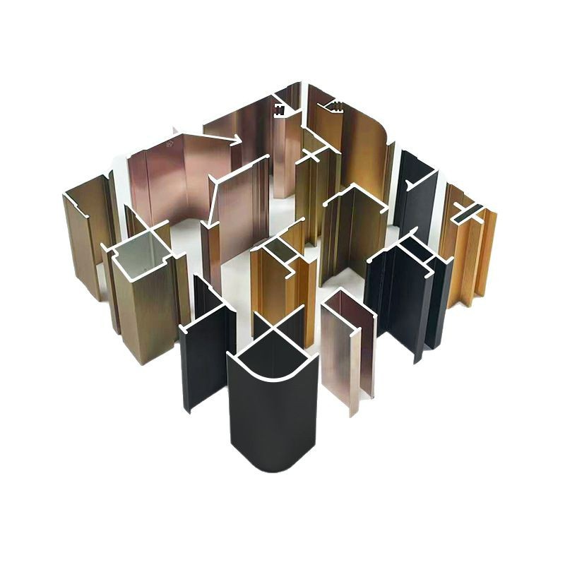 18mm panel de pared de borde de acabado de madera de aleación de aluminio borde de borde de metal de decoración de 18 cm línea de cierre en I
