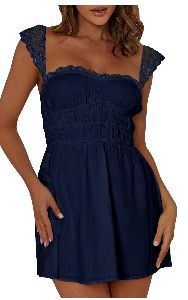Women Clothing Sleeveless Sling Lace Dress