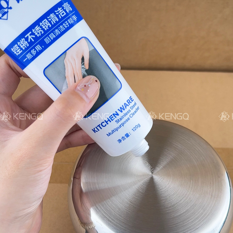 ¡Es tan bueno! Limpieza de acero inoxidable detergente de suciedad negra de fondo de olla doméstico detergente de cocina multifuncional