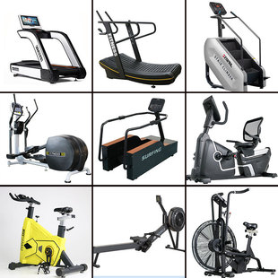 Commercial treadmill aerobic equipment combination gym stair machine elliptical machine rowing machine spinning machine
