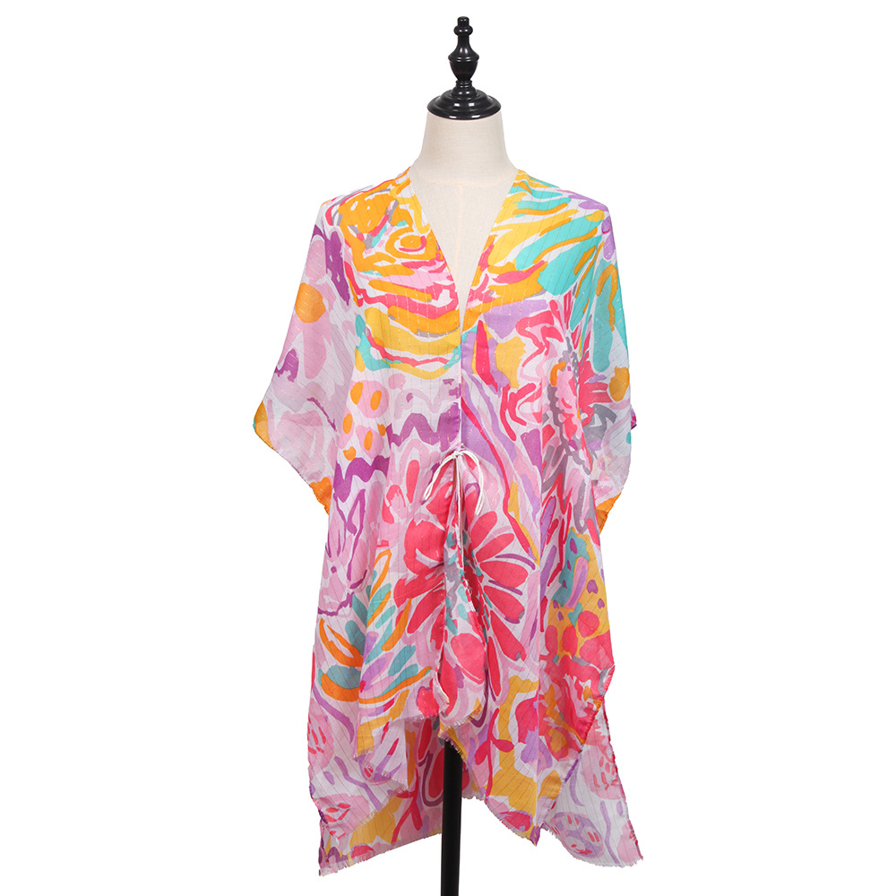 해바라기 비치웨어-보라색