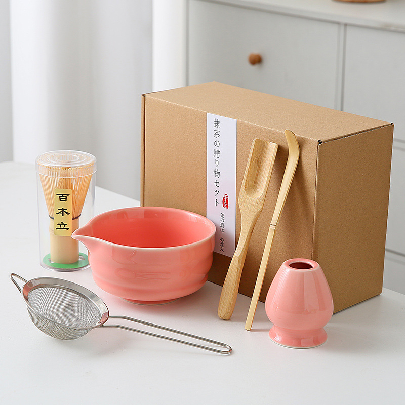 Japonés Matcha tazón Matcha túnica canción té herramientas de pedido taza de té de cerámica taza de té mezclador Matcha cepillo taza de té
