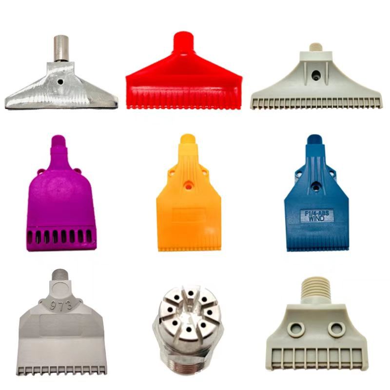 带阀门竹节吹风喷嘴 风刀喷嘴梳形压缩空气F型风刀吹气吹扫喷嘴