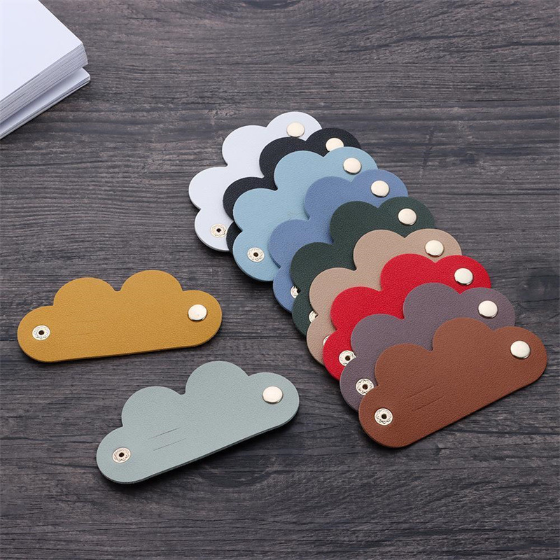 Spot love leather winding wound data cable hub leather buckle band…